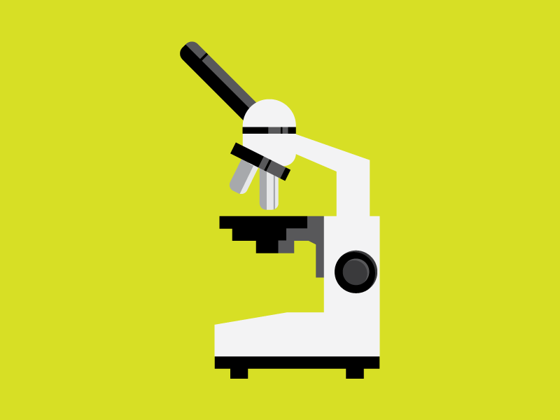 Illustration of a microscope