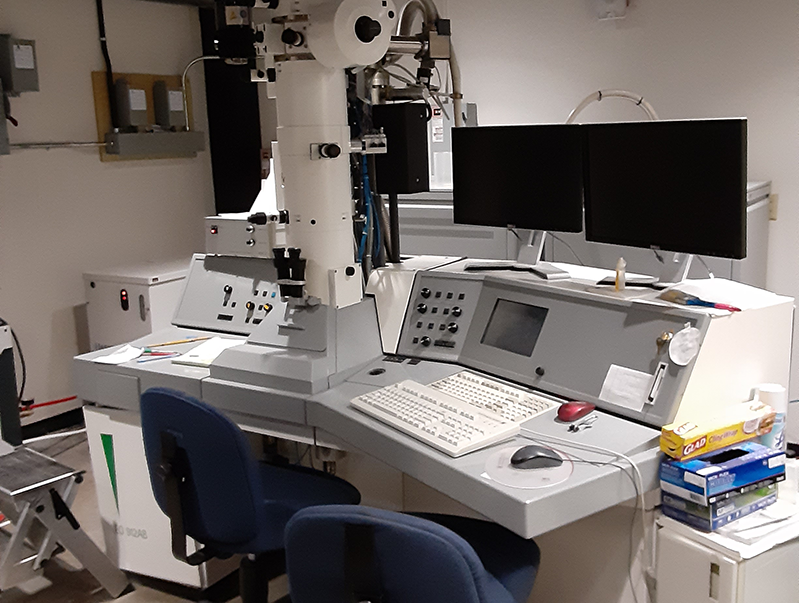 Photo of a Transmission Electron Mircroscope